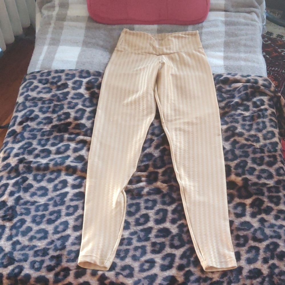 Booty by Brabants metallic gold leggings